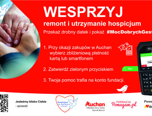 Rusza akcja Auchan na rzecz naszego Hospicjum