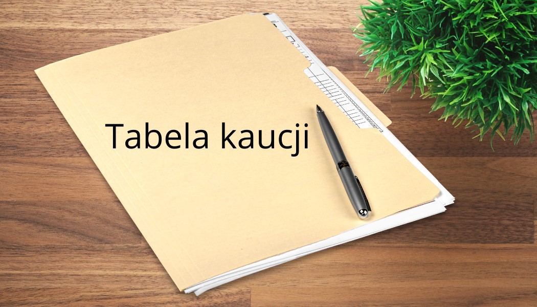 Tabela kaucji