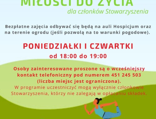 EDUKACYJNY PROGRAM PROZDROWOTNY  dla członków Stowarzyszenia